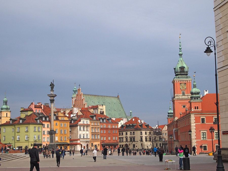 Castle Square and the Royal Castle in Warsaw