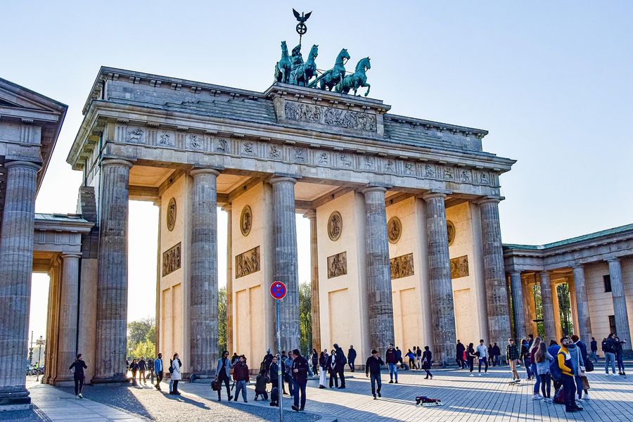 The Brandenburg Gate in Berlin