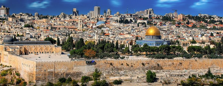 The Old City of Jerusalem with the Dome of the Rock